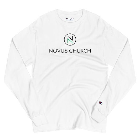 Novus Black Logo Champion Longsleeve