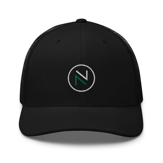 Novus White Logo Trucker Cap